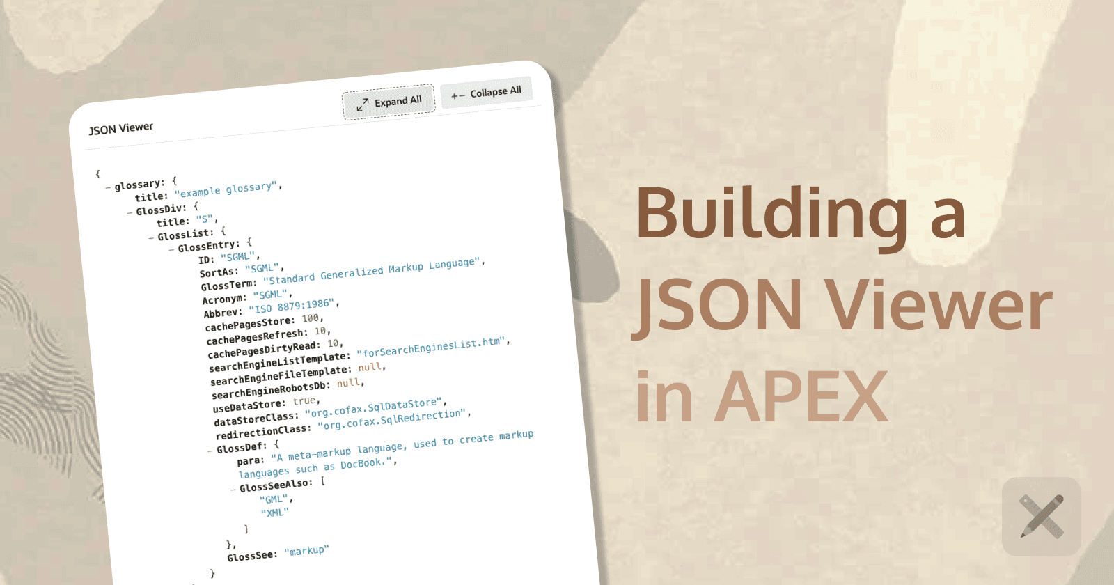 JSON viewer for APEX in under 5 minutes